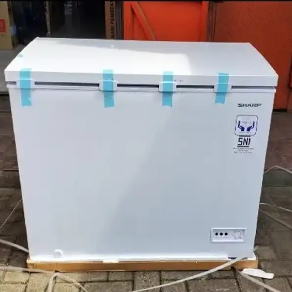 frezer box sharp 200liter buat usaha