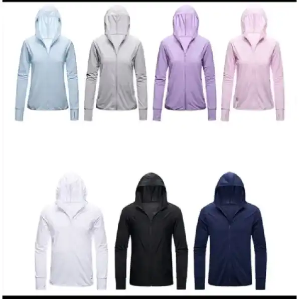 Jaket Mesh Olahraga UV Protection, Jaket Olahraga Pria Wanita