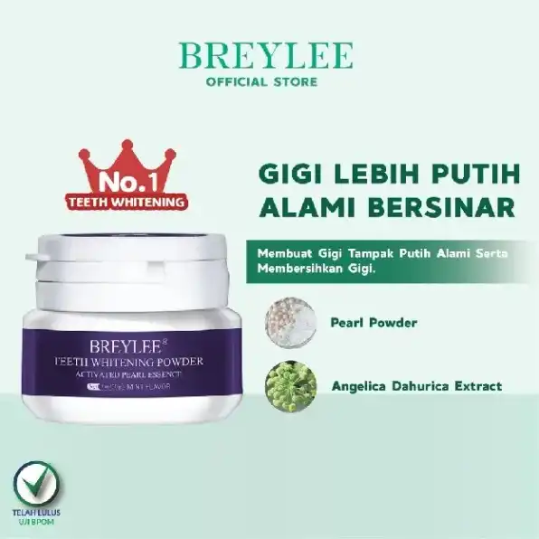 Teeth Whitening Powder & Pen - Mencerahkan Gigi