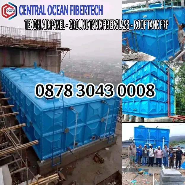 panel tank - ground tank fiberglass,Rooftank central ocean fibertech|| Bergaransi