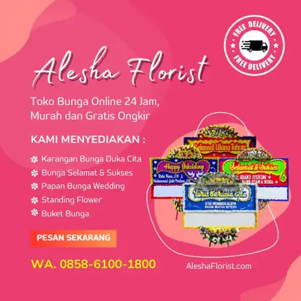 WA, 0858-6100-1800 Toko Karangan Bunga Cianjur Murah