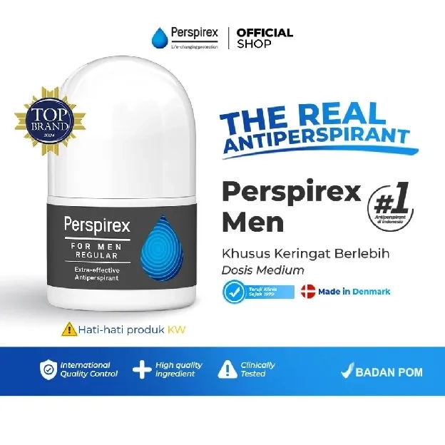 Perspirex Antiperspirant Roll On / Deodoran Perawatan Ketiak Bau Badan / Deodorant Tangan dan Kaki U