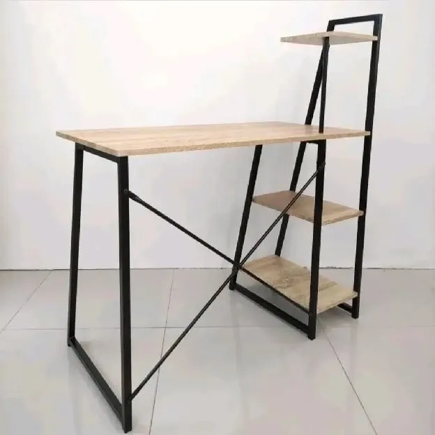 Selma Fais Meja Kantor - Coklat Oak