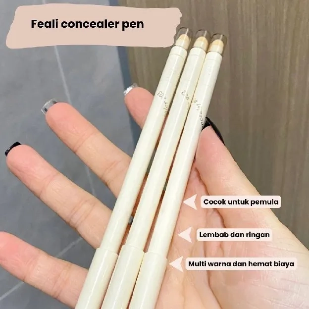 Concealer Pen + Spons Eye Pencil Concealer Stick Pen Full Cover Waterproof / Beauty Concealer Pencil