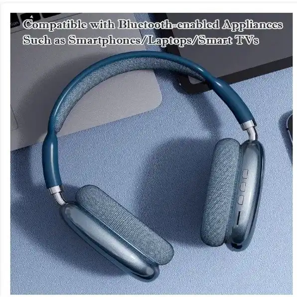 Headphone P9 Wireless Bluetooth V5.1 Full Bass Stereo Bluetooth Nirkabel dengan Mikrofon Headset Noi