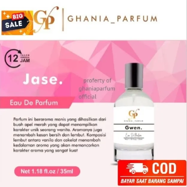 Parfum terlaris PARFUM CALANDRA - BACARAT - GOOD GIRLS by Ghaniaparfum / Parfum wangi tahan lama / p