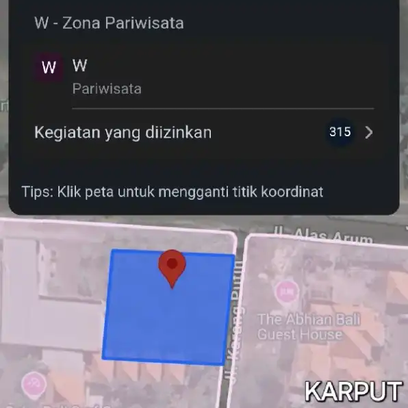 Dijual 10 are, Jl. Alas Arum Karang Putih Nusa Dua Selatan Kutuh Kuta Selatan