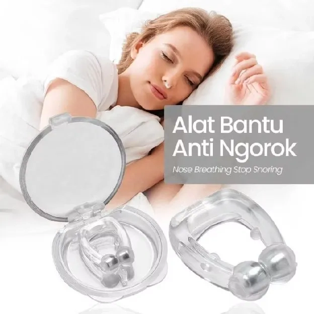 Alat Anti Ngorok Dengkur Magnet - Snore Stopper - Nose Breathing Stop Snoring Magnetic