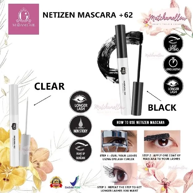 MASCARA NETIZEN +62 - MAKE UP MASKARA WATERPROOF ORIGINAL