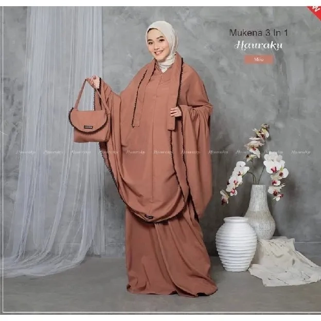 MUKENA DEWASA 3IN1 KATUN PREMIUM / MUKENA LESTY 3IN1 TERLARIS  / MUKENA DEWASA TERBARU