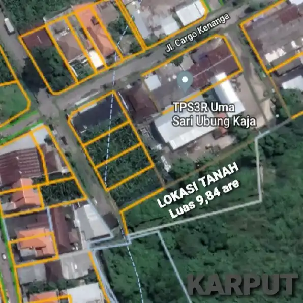 Dijual 9,84 are, Jl. Cargo Kenanga Samping Nempel Citra Land Ubung Denpasar