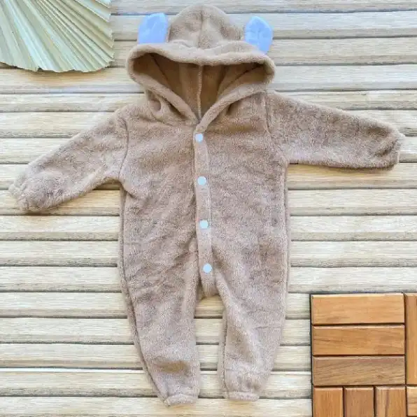 Jumper Bodysuit Bayi 0-6 Bulan Jumper New Born Baby Bulu Karakter Bahan Katun Kostum Jumpsuit