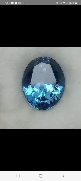 natural blue topaz london 3.50ct