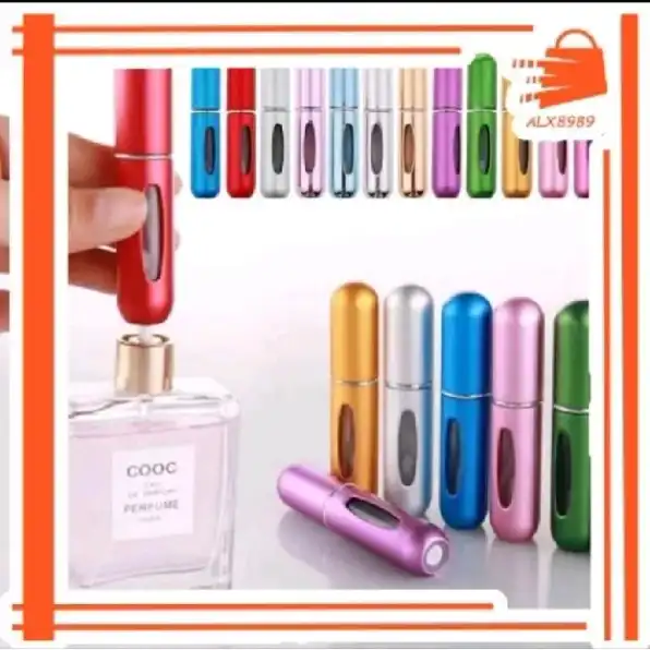 Botol Parfum Isi Ulang / Botol Parfum Travel Refillable Atomizer Spray 5ml / Botol Parfum Kosong / B