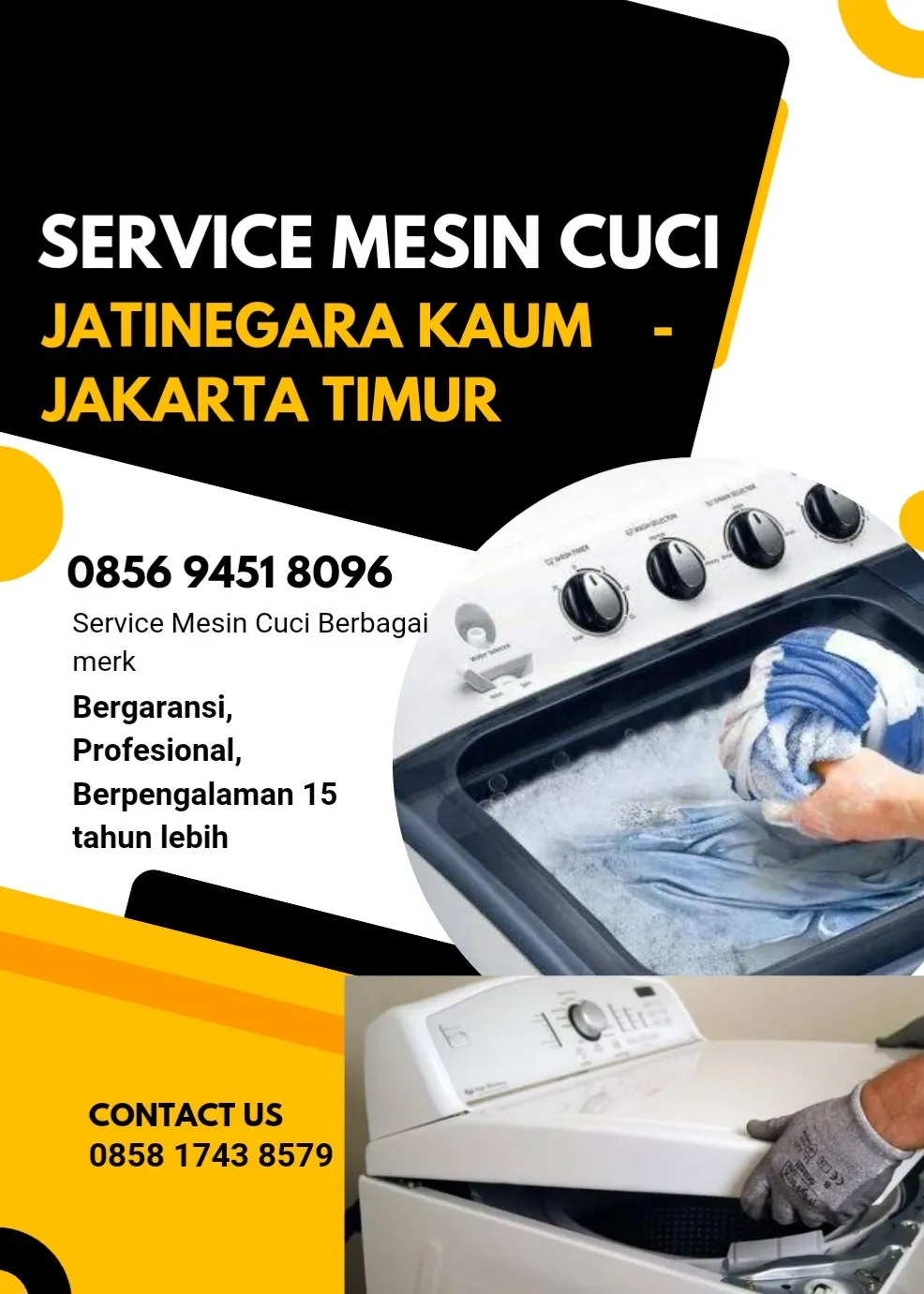 Jasa Service Mesin Cuci Daerah Jatinegara Kaum Klender Jakarta Timur
