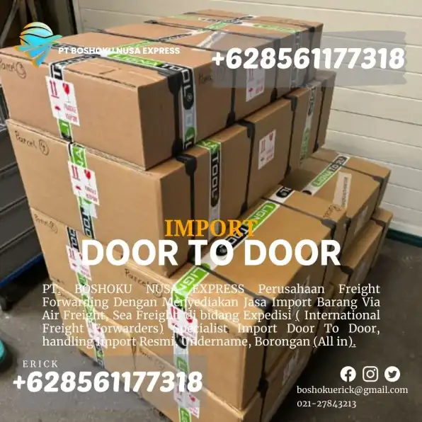 JASA IMPORT DOOR TO DOOR TERMURAH DI JAKARTA