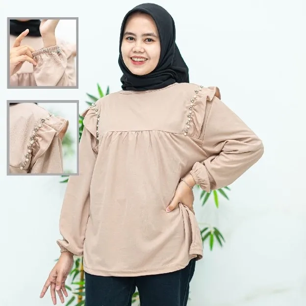 Ec Blouse mutiara aminah abu l atasan fashion baju blouse wanita