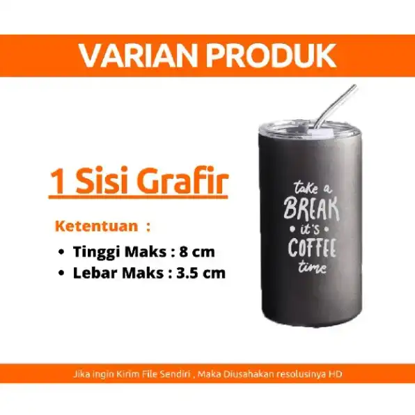 Tumbler Stainless Steel 600ml Cangkir Kopi Thermos Vacuum Botol Minum Es Kopi Americano Estetik Eleg