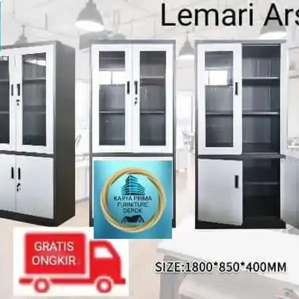 Lemari Arsip Dokumen Full Besi kuat dan awet baru 1.785.000 free ongkir jarak terjangkau free pasang