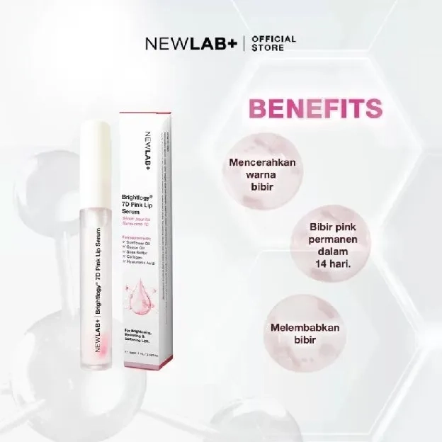 Pink Lip Serum I Serum Bibir untuk Bibir Hitam | Lip Balm Pemerah Bibir