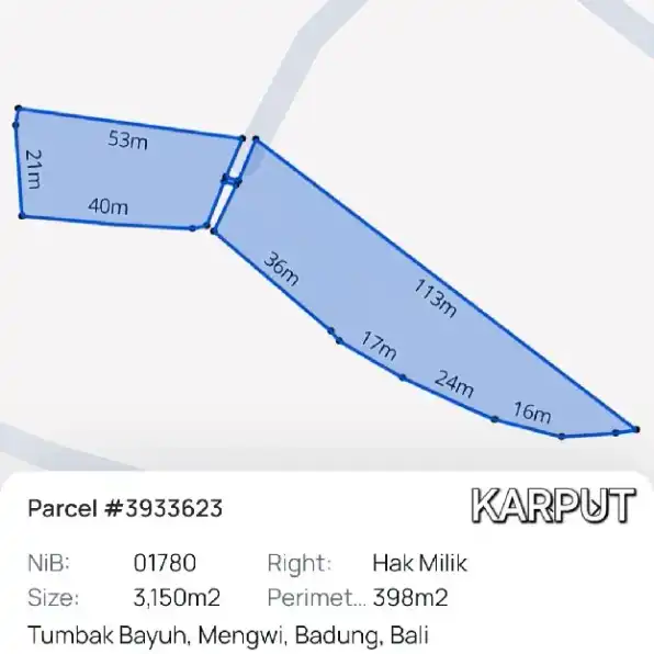 Dikontrakan 4 are, Jl. Tumbak Bayuh Intaran 2 Pererenan Mengwi Badung