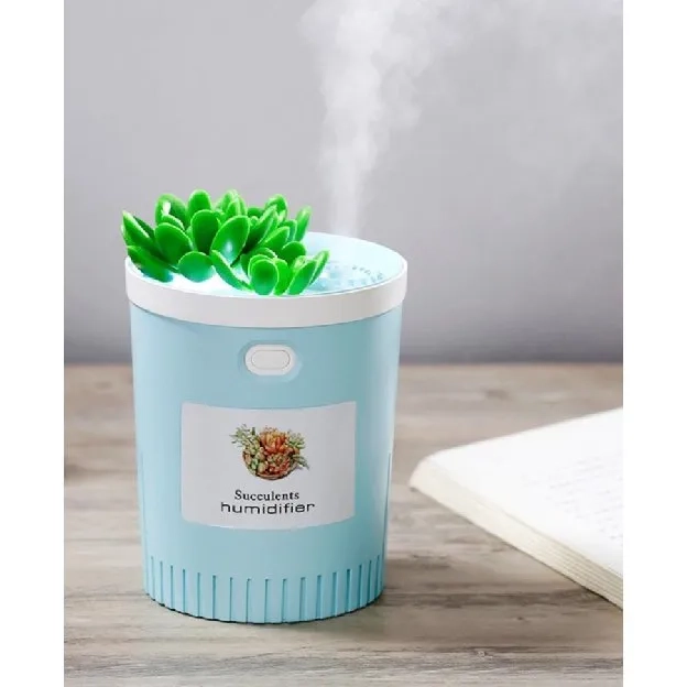 Humidifier Usb Air Diffuser Purifier Pelembab Udara Light Color H2O 220ml / 320ml /300ml