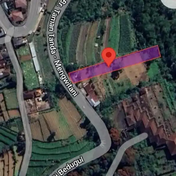 Dijual 46,5 are, Jl. Raya Denpasar Singaraja Batunya Baturiti Bedugul Tabanan