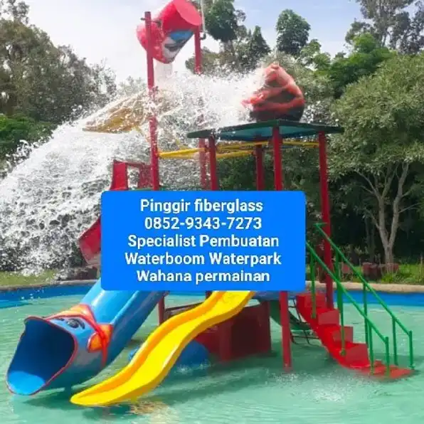 0852-9343-7273 Pembuatan Wahana permainan Watermark Waterboom Tebing Tinggi