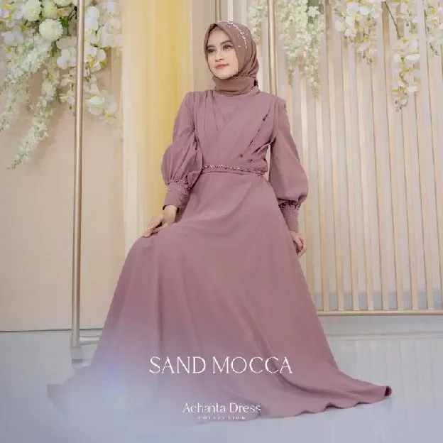 Achanta dress - dress muslimah - dress kondangan - dress mewah