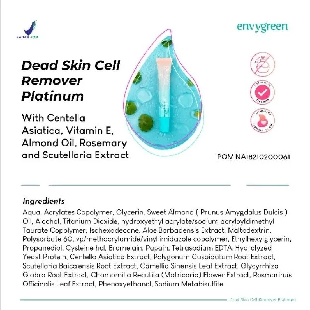 Dead Skin cell Remover / DEAD SKIN CELL REMOVER ENVYGREEN / Dead Skin Cell Remover