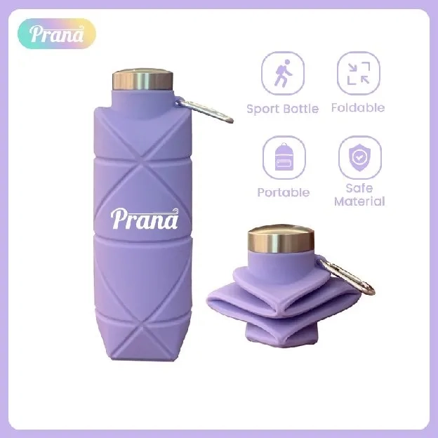 Origami Bottle Botol Minum Lipat Silicone / Foldable Bottle Collapsible Water Bottle Botol Minum Spo