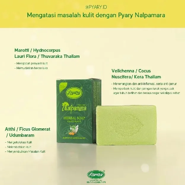 [BPOM RESMI] Sabun Arab PYARY Nalpamara Soap 100% Original DISTRIBUTOR RESMI