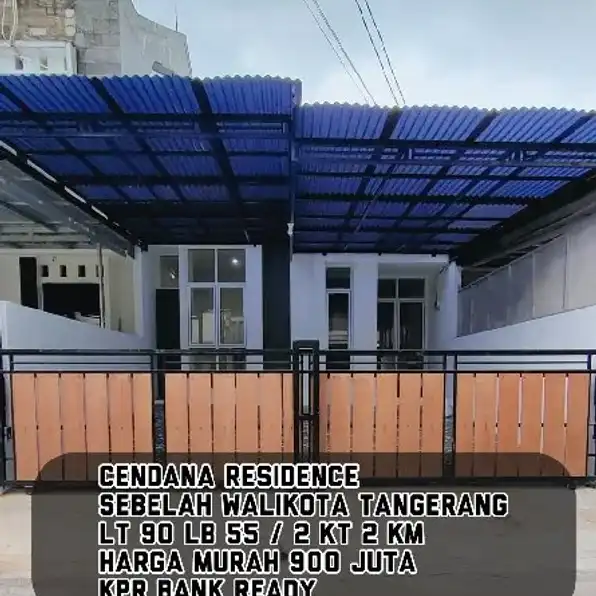 Rumah Baru di Komplek Cendana Residence nempel walikota Tangerang