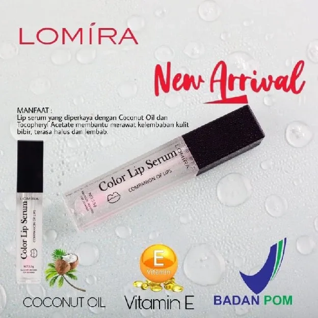 BPOM LOMIRA COLOR LIP SERUM 5.5 GR - SERUM BIBIR MURAH