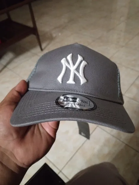 Topi Jaring Trucker New Era New York Grey Import Original