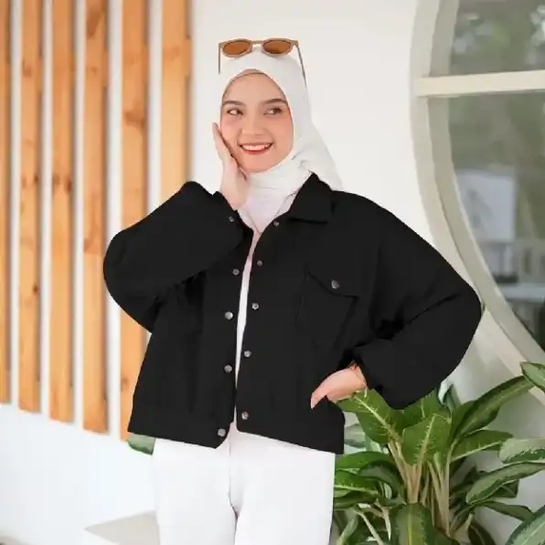 Jacket Wanita Korean Remaja Fleece Tebal Premium