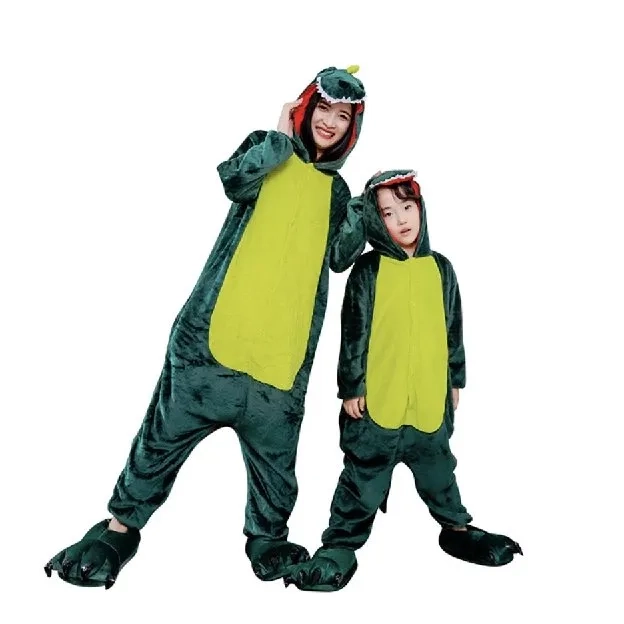 BAJU KOSTUM ONESIE DINO ONE SIE DINOS KIGURUMI DINOSAURS PIAMA DINOSAUR PIYAMA DINOSAURS COSPLAY DIN