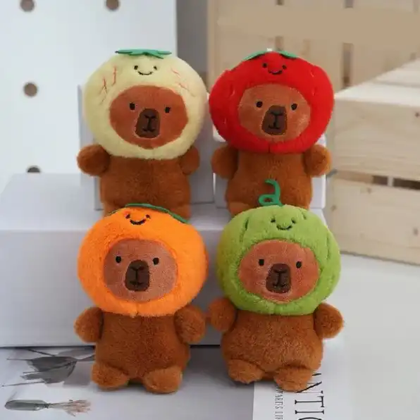 Gantungan Kunci CAPYBARA Ekor Putar Premium BKK Boneka Ganci Kapibara Capibara Bagcharm