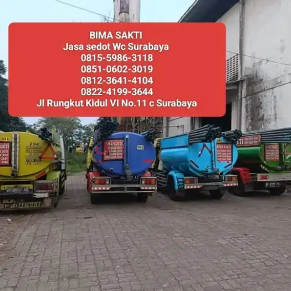 Sedot Wc Surabaya Barat 0815-5986-3118 Bima sakti