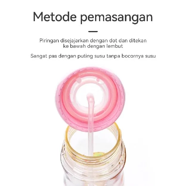 Pengganti Dot Sedotan Nipple Untuk Botol Susu Standar Slim Neck dan Wide Neck