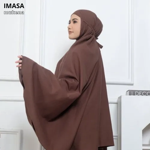 Mukena Dewasa Travelling Assyla 2IN1 Resleting Katun Premium