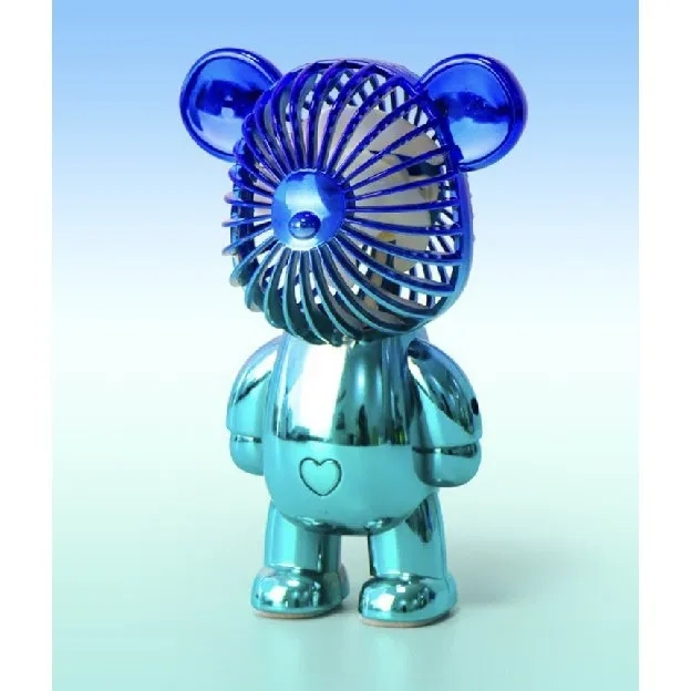 Kipas Angin Mini Portable Beruang GRADASI Lucu USB Charge Fan 3-Speed MINI FAN BEAR