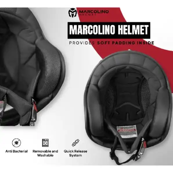 Helm Bogo Retro Marcolino Classic Edition SNI