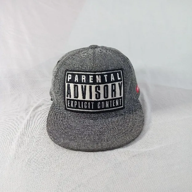 Topi Snapback Premier Parental Advisory Explicit Content Original