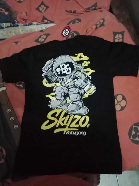 Kaos Skyobaby Gang Hitam Premium