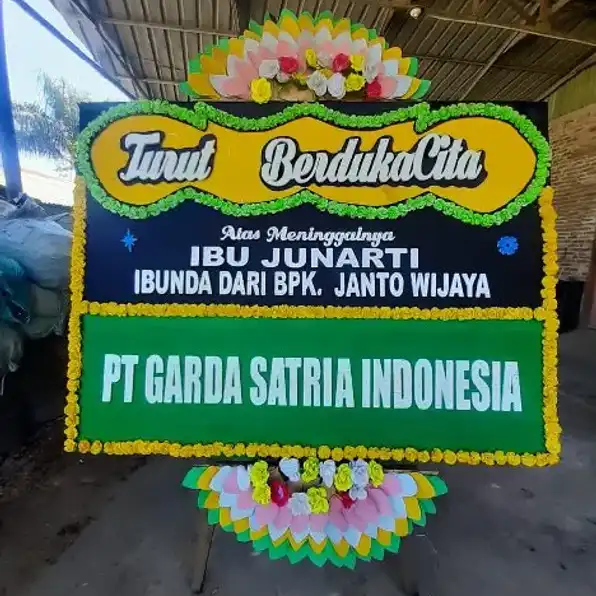 Papan Bunga Happy wedding Tj Morawa 0813-7005-8750 Lisbet Florist