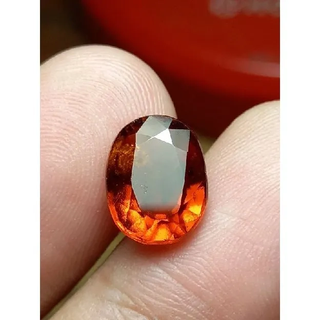 natural garnet hesonite srilanka 4.30ct