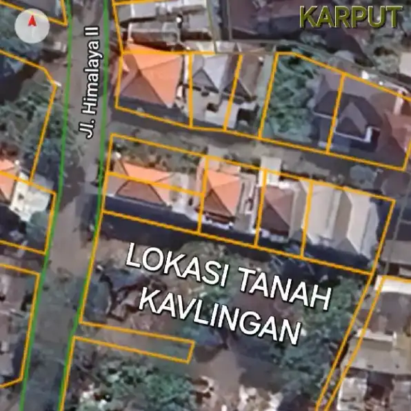 Dijual 1 are, 1,5 are, 2 are, 3 are, Jl. Himalaya Buluh Indah Mahendradata Denpasar