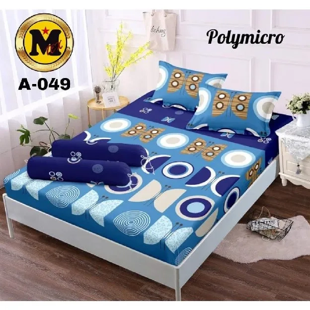 sprei karakter bon1ta modern elegant 180x200 160x200 (GRATIS sarban & sargul)/seprei anti luntur