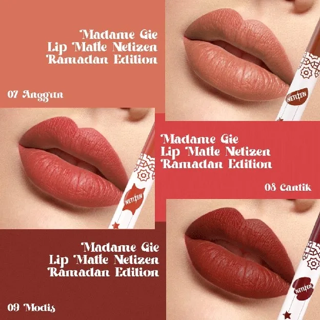 Madame Gie Lip Matte Netizen +62 - Lipstik Tahan Lama